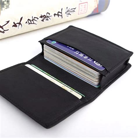 Men's Black Wallets & Card Cases .